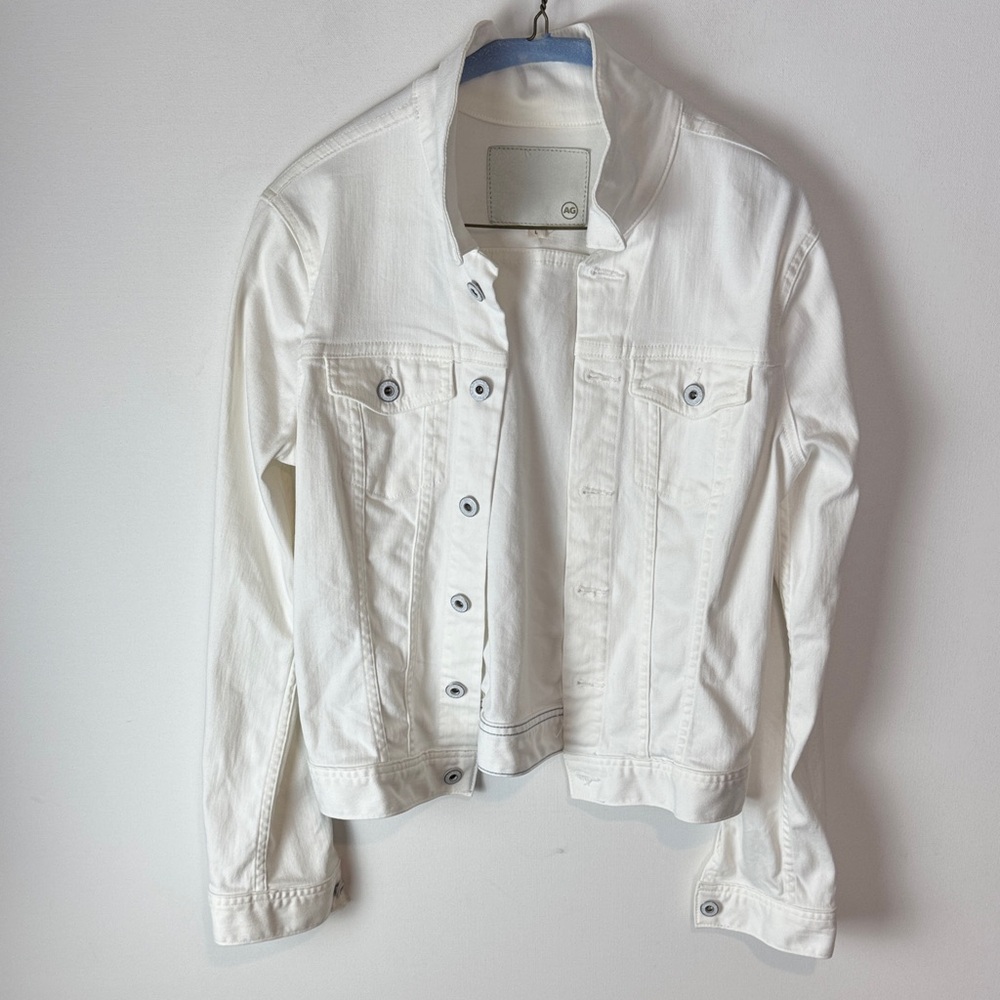 Adriano Goldschmied White Jean Jacket - Women's Large